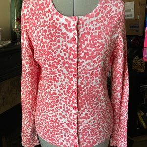 Pink Spotted Cardigan